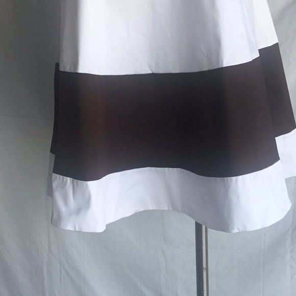 Kate spade brown and white cotton dress Sz 4 - Picture 5 of 8